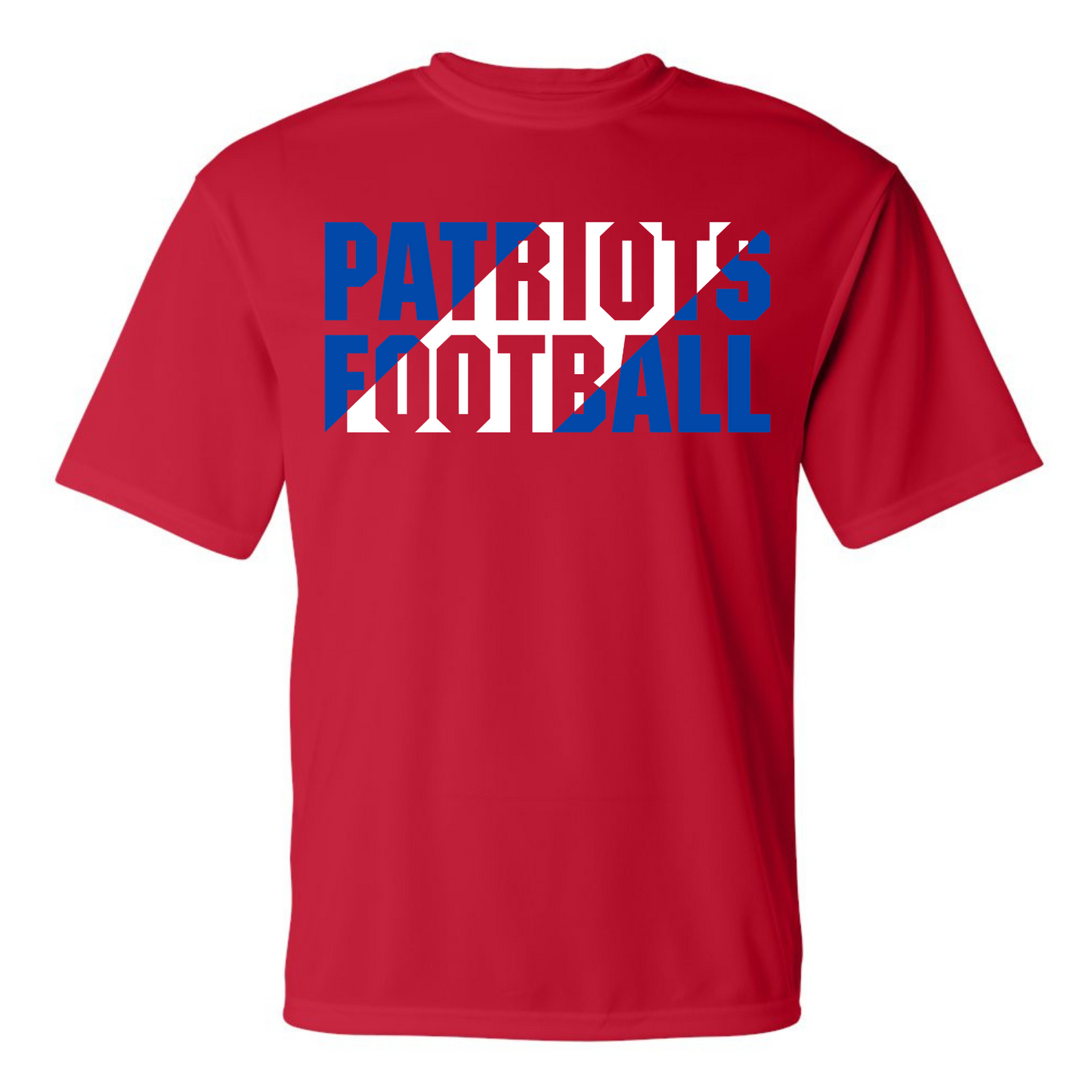 Patriots Football Slant Tee Youth