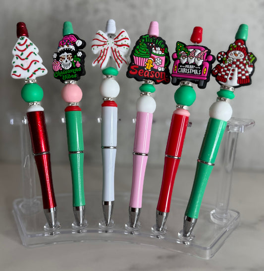 Christmas Beaded Pen