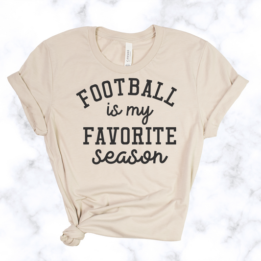 Football Is My Favorite Season Tee