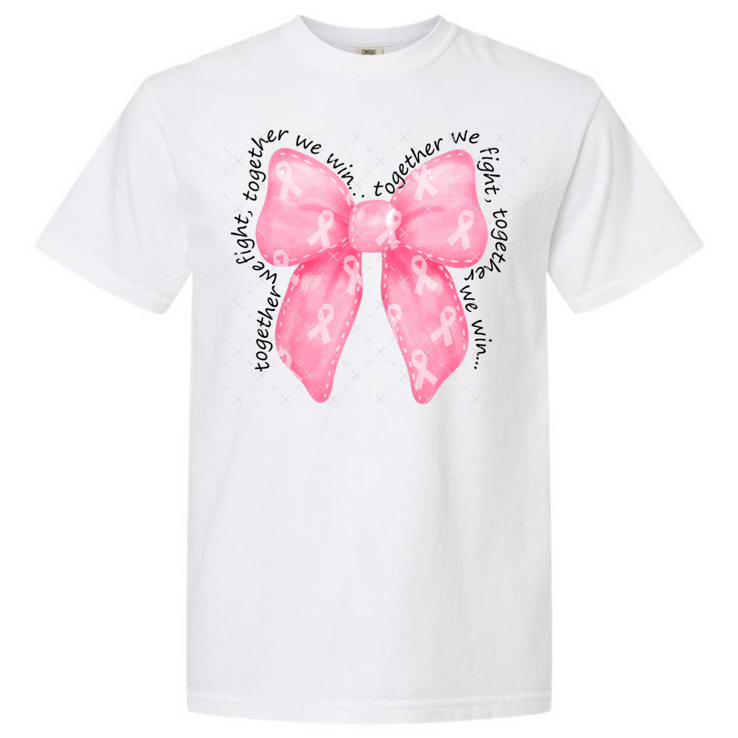 Breast Cancer Coquette Bow Tee