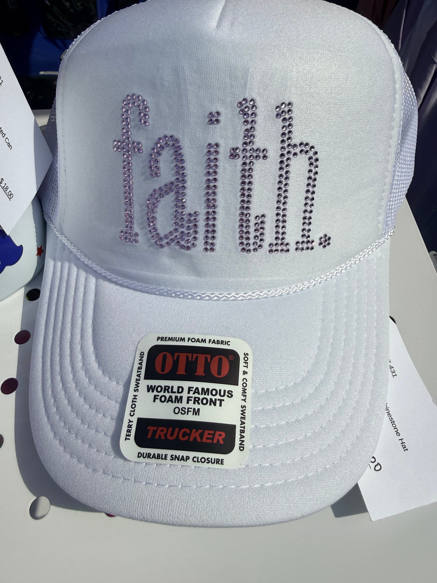 Faith Rhinestone Hat
