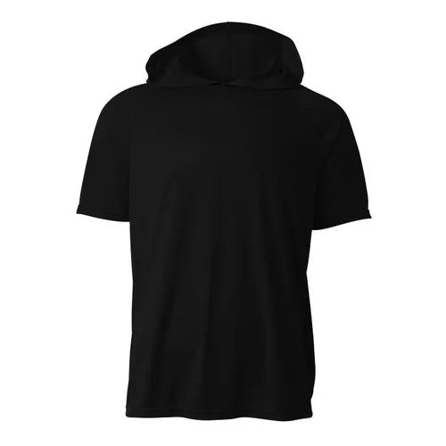 Custom Dri-Wick Short Sleeve Hooded T-Shirt Adult