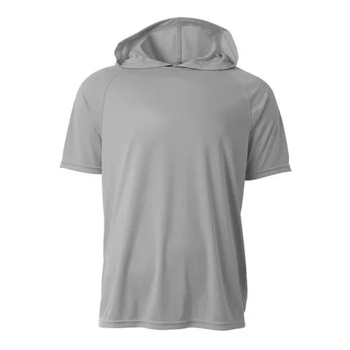 Custom Dri-Wick Short Sleeve Hooded T-Shirt Adult