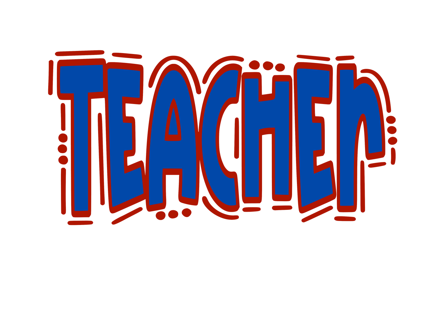 Teacher Doodle- DTF Transfer