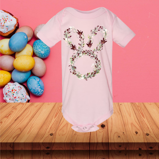 Floral Bunny Wreath Infant
