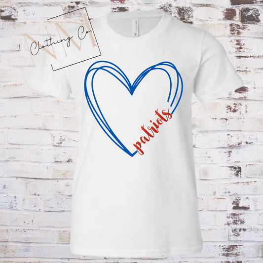 Patriots Heart Tee