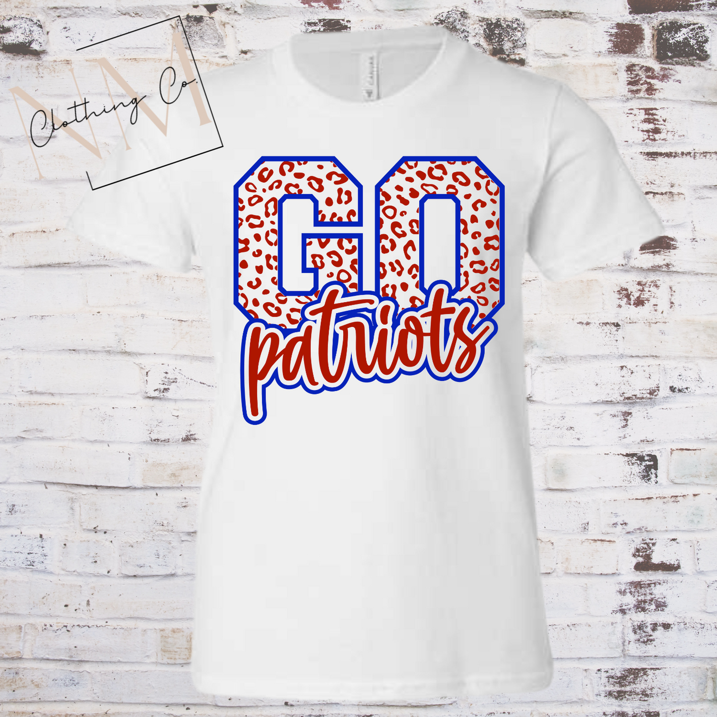 Go Patriots Adult Tee